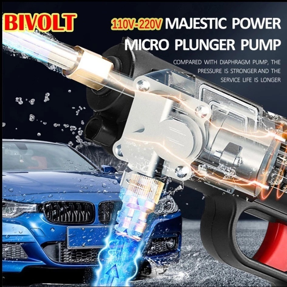 Lavadora de Alta Pressão Sem Fio Portátil Recarregável